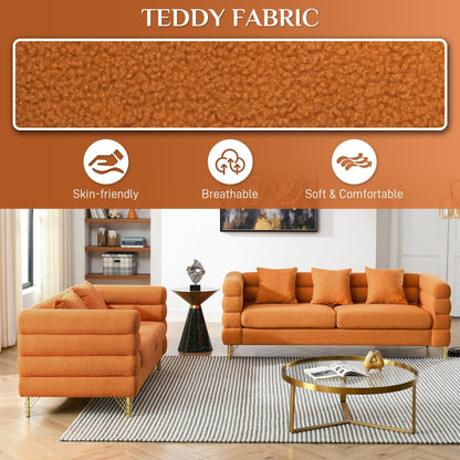 Ouyessir Mid Century Sofa Couch for Bedroom, Living Room, Lounges, Office, Apartment