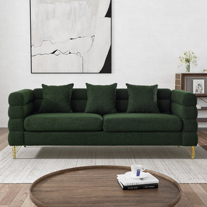 Ouyessir Mid Century Sofa Couch for Bedroom, Living Room, Lounges, Office, Apartment