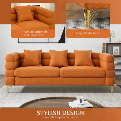 Ouyessir Mid Century Sofa Couch for Bedroom, Living Room, Lounges, Office, Apartment