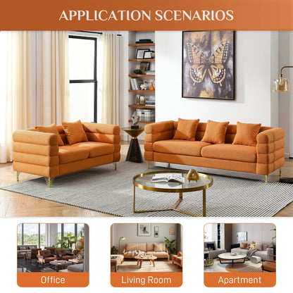 Ouyessir Mid Century Sofa Couch for Bedroom, Living Room, Lounges, Office, Apartment