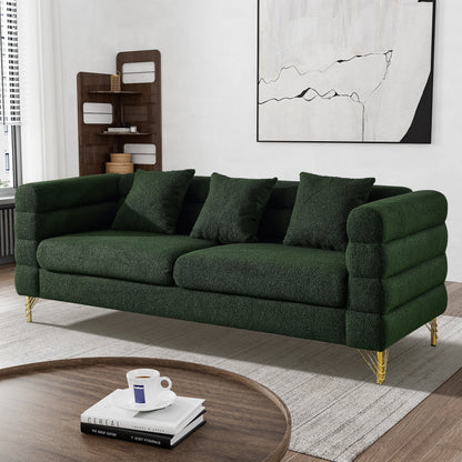 Ouyessir Mid Century Sofa Couch for Bedroom, Living Room, Lounges, Office, Apartment