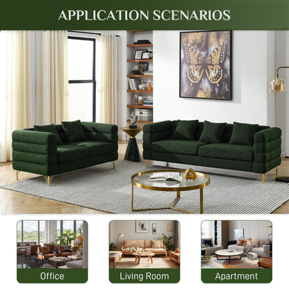Ouyessir Mid Century Sofa Couch for Bedroom, Living Room, Lounges, Office, Apartment
