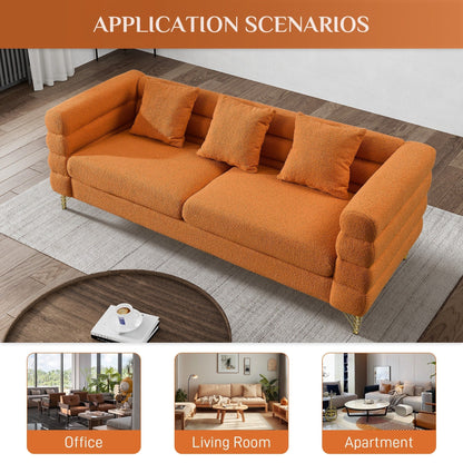 Ouyessir Mid Century Sofa Couch for Bedroom, Living Room, Lounges, Office, Apartment