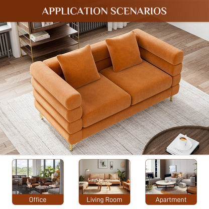 Ouyessir Mid Century Sofa Couch for Bedroom, Living Room, Lounges, Office, Apartment