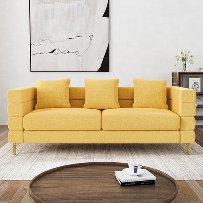 Ouyessir Mid Century Sofa Couch for Bedroom, Living Room, Lounges, Office, Apartment