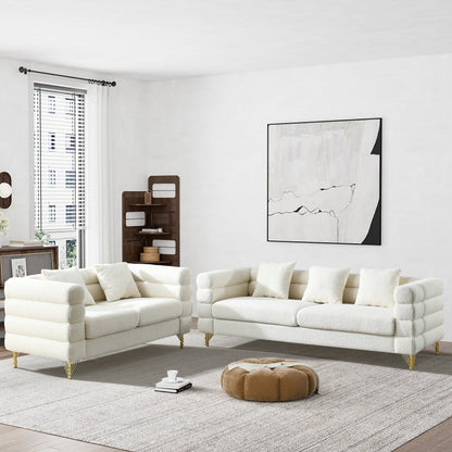 Ouyessir Mid Century Sofa Couch for Bedroom, Living Room, Lounges, Office, Apartment