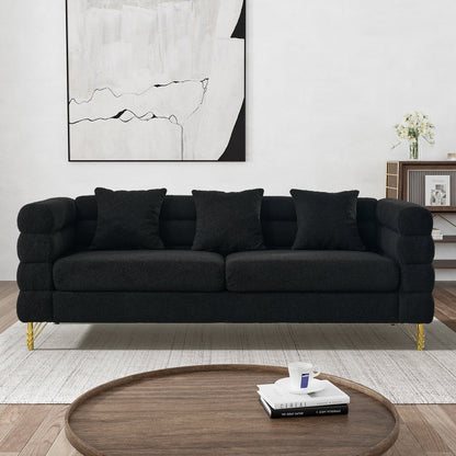 Ouyessir Mid Century Sofa Couch for Bedroom, Living Room, Lounges, Office, Apartment