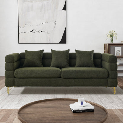 Ouyessir Mid Century Sofa Couch for Bedroom, Living Room, Lounges, Office, Apartment