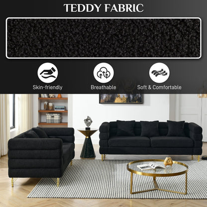 Ouyessir Mid Century Sofa Couch for Bedroom, Living Room, Lounges, Office, Apartment