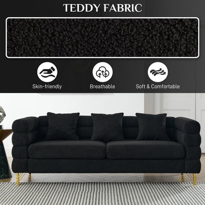 Ouyessir Mid Century Sofa Couch for Bedroom, Living Room, Lounges, Office, Apartment