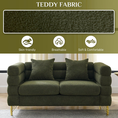 Ouyessir Mid Century Sofa Couch for Bedroom, Living Room, Lounges, Office, Apartment