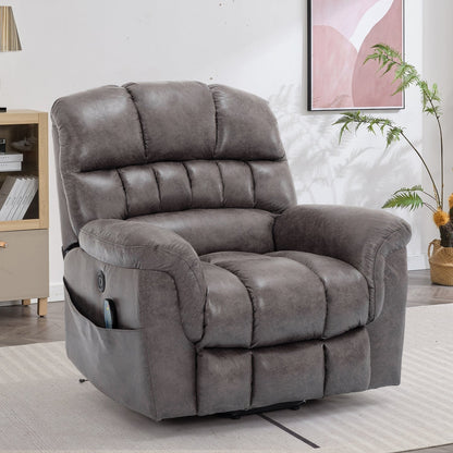 42 Wide Oversize Power Lift Recliner Chair with Massage and Heating