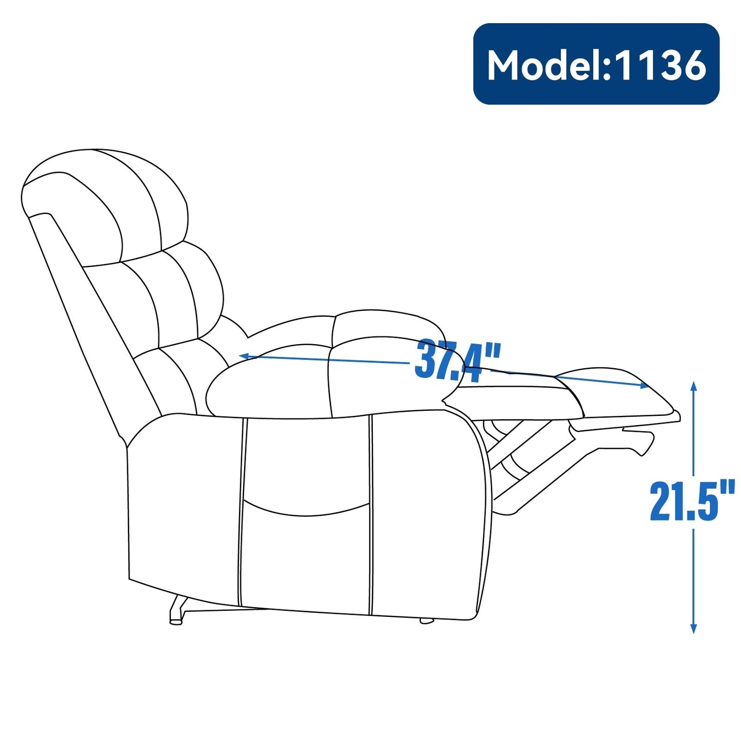 Oversized Power Lift Recliner Chair with Massage, Heat, 8-Point Vibration, Lumbar Heating, USB Port, Dual Side Pockets