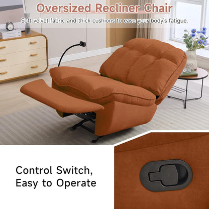 Oversized Rocker Recliner Chairs for Adults 400lbs