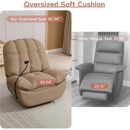 Oversized Rocker Recliner Chairs for Adults 400lbs