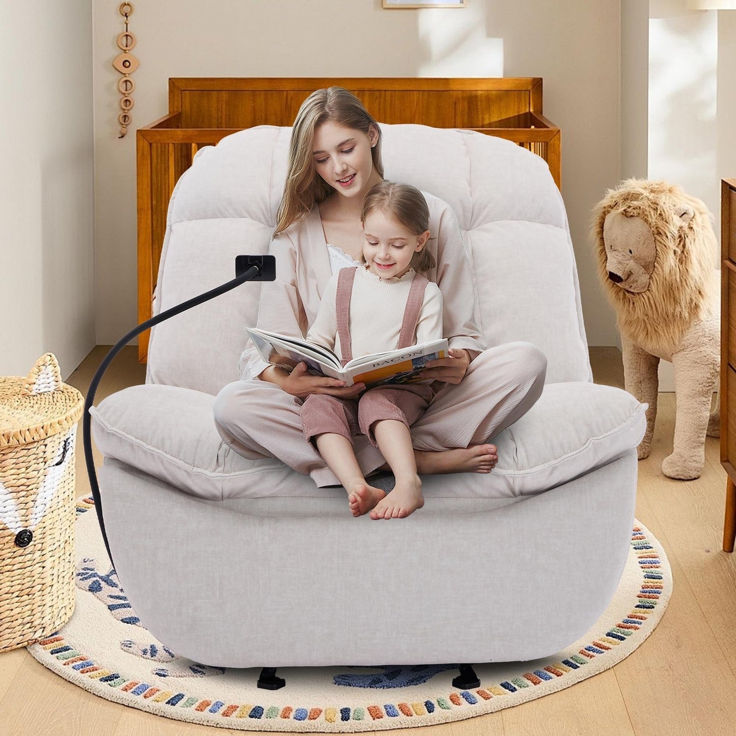 Oversized Rocker Recliner Chairs for Adults 400lbs