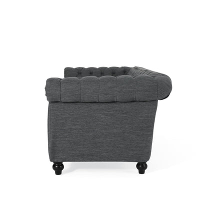 Parksley Tufted Chesterfield 3-seat Sofa by Christopher Knight Home