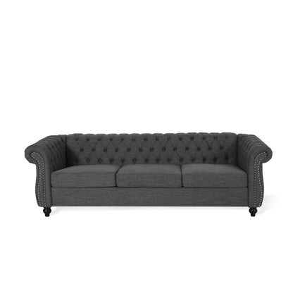 Parksley Tufted Chesterfield 3-seat Sofa by Christopher Knight Home