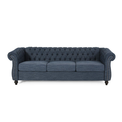 Parksley Tufted Chesterfield 3-seat Sofa by Christopher Knight Home