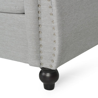Parksley Tufted Chesterfield 3-seat Sofa by Christopher Knight Home