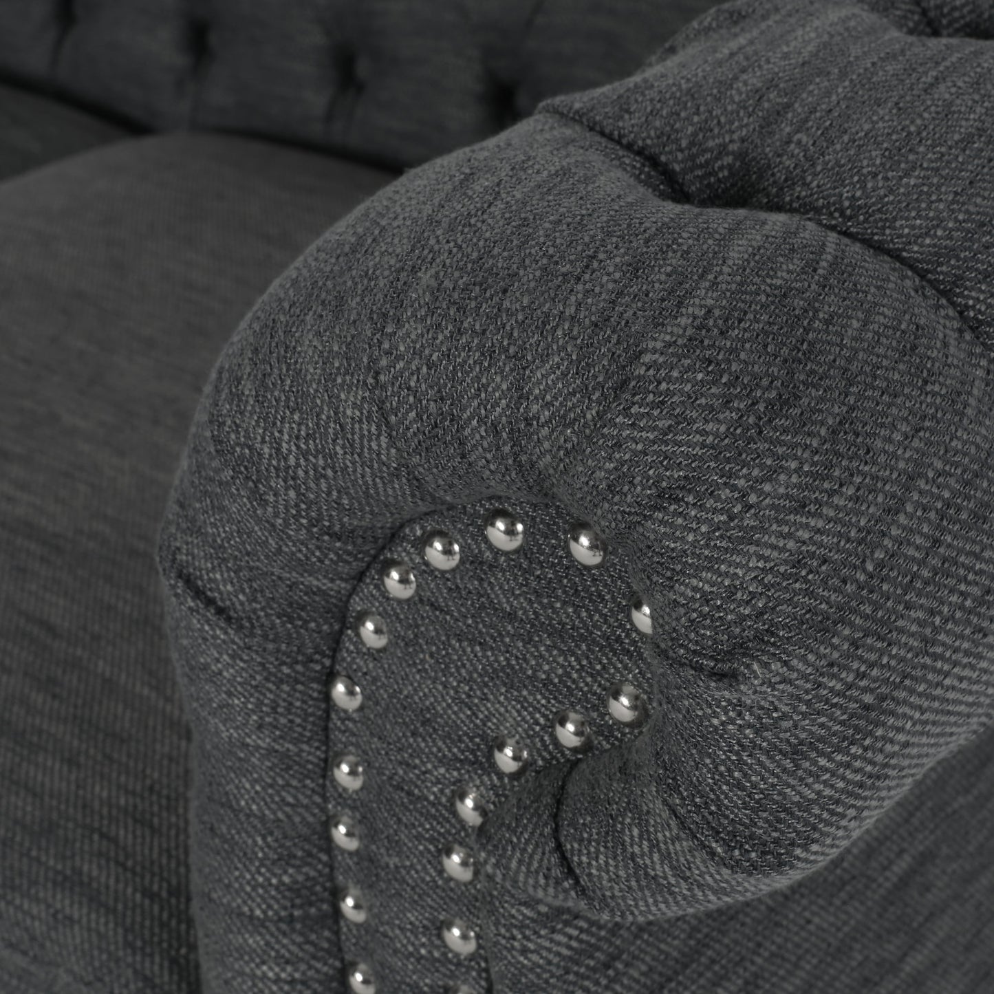 Parksley Tufted Chesterfield 3-seat Sofa by Christopher Knight Home