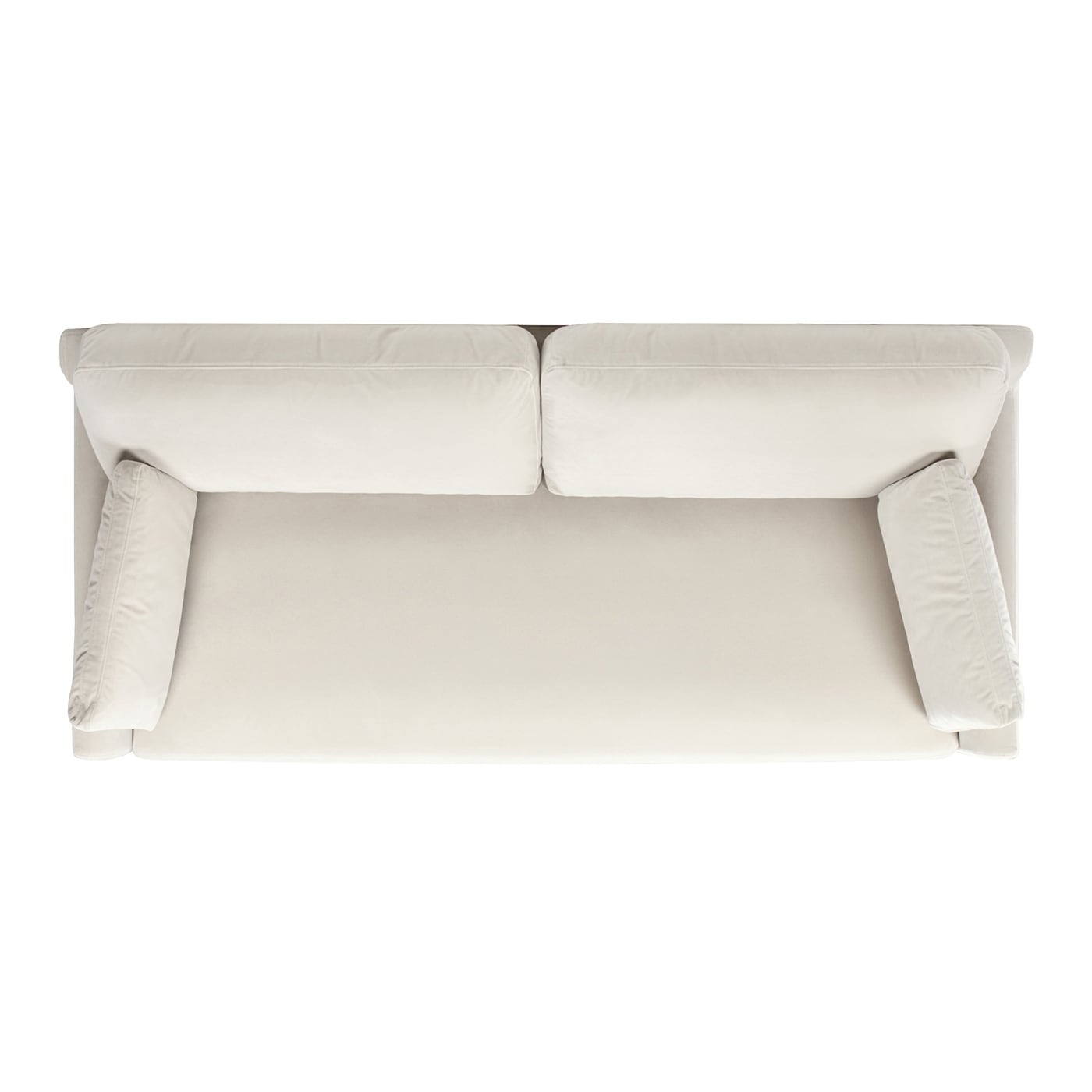 Pasadena 75.5 Velvet Modern Farmhouse Loose Pillow-Back Sofa
