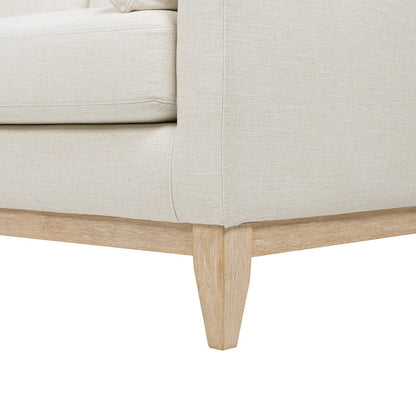 Pasadena 75.5 Velvet Modern Farmhouse Loose Pillow-Back Sofa