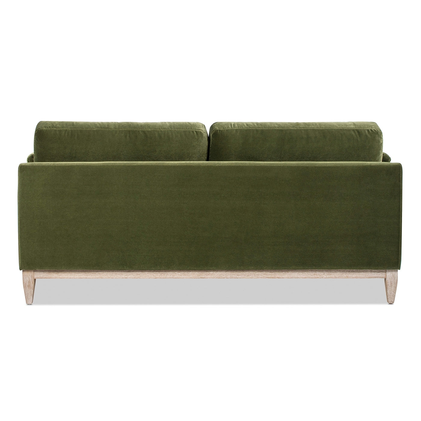 Pasadena 75.5 Velvet Modern Farmhouse Loose Pillow-Back Sofa