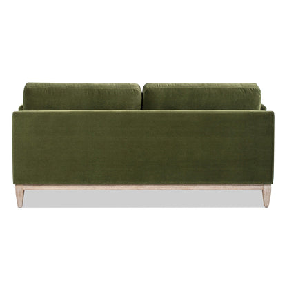Pasadena 75.5 Velvet Modern Farmhouse Loose Pillow-Back Sofa