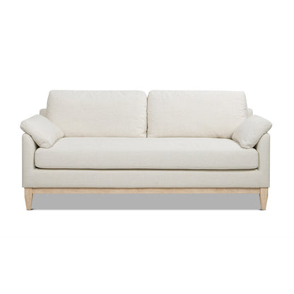 Pasadena 75.5 Velvet Modern Farmhouse Loose Pillow-Back Sofa