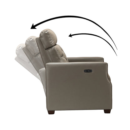 Alina 31.50Wide Genuine Leather Power Recliner with USB Port, Set of 2