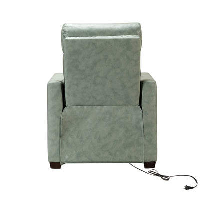 Alina 31.50Wide Genuine Leather Power Recliner with USB Port, Set of 2