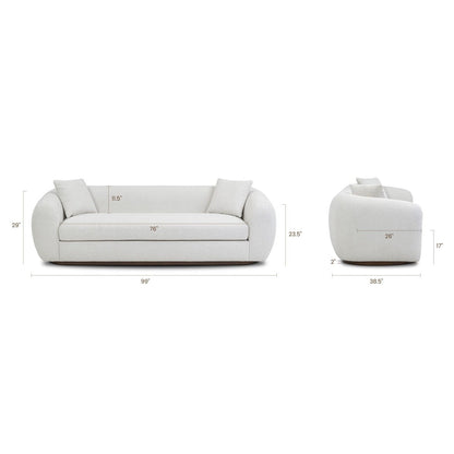 Poly & Bark Bourges 99 Performance Fabric Sofa