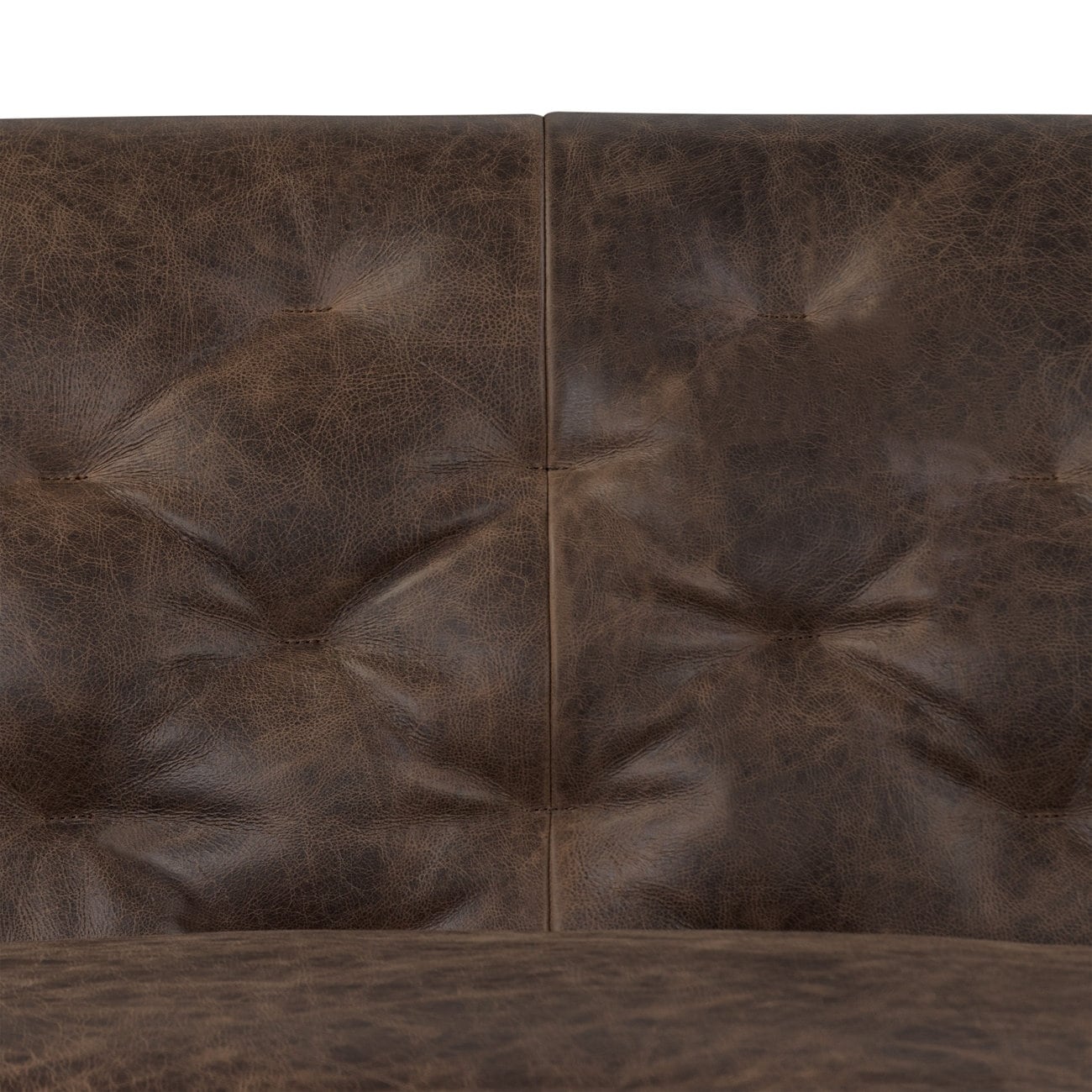 Poly & Bark Essex 86 Genuine Leather Pull-Out Convertible Sleeper Sofa