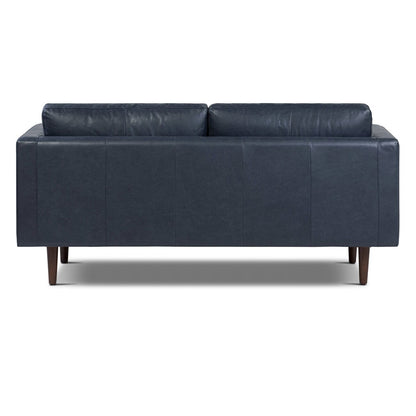 Poly & Bark Napa 72 Apartment Sofa - Full Grain Genuine Italian Leather