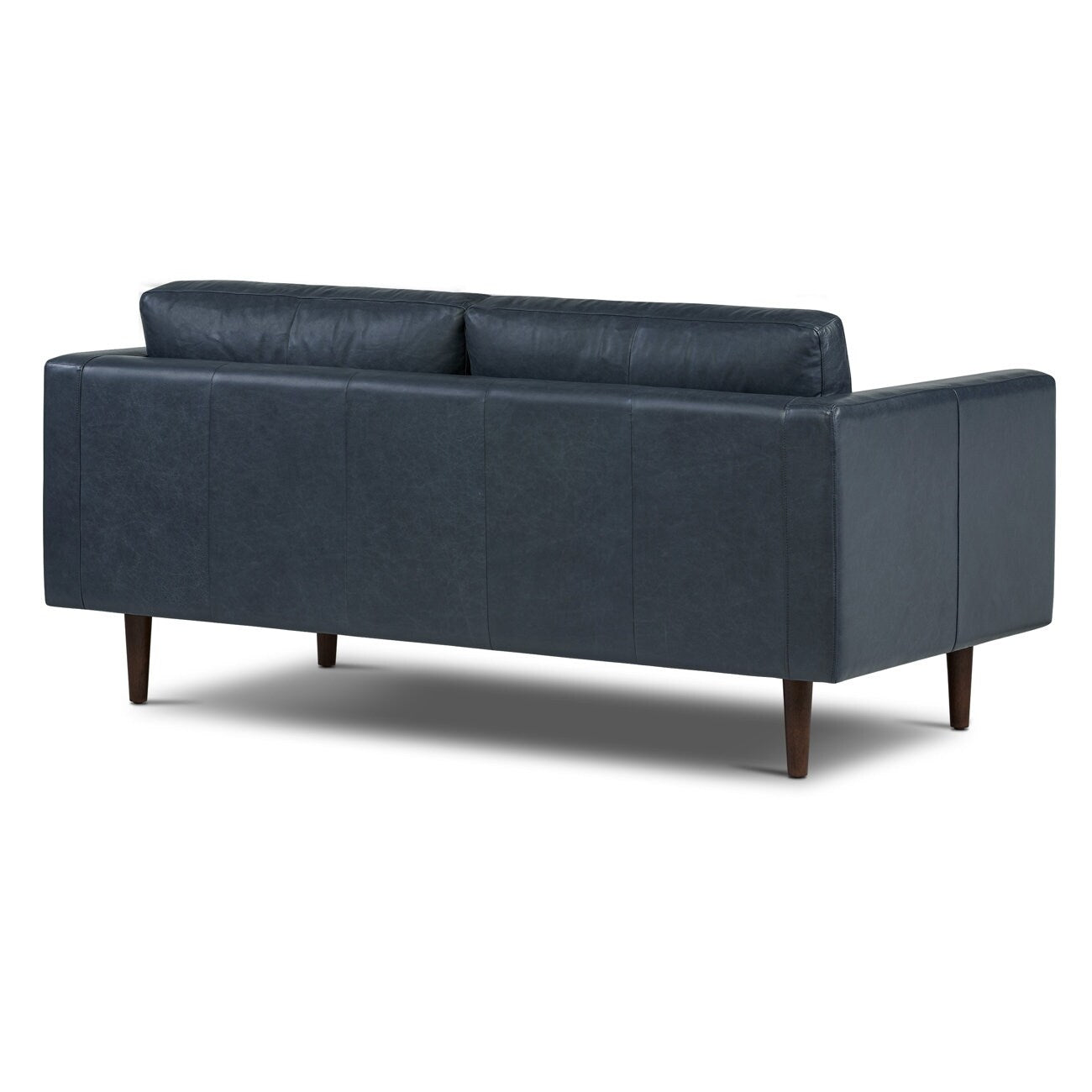 Poly & Bark Napa 72 Apartment Sofa - Full Grain Genuine Italian Leather
