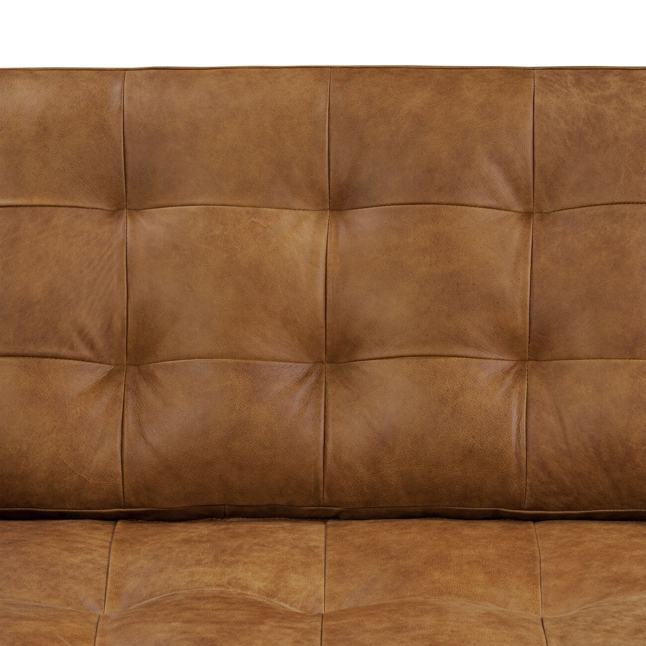 Poly & Bark York 89 Full-Grain Genuine Leather Sofa