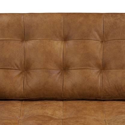 Poly & Bark York 89 Full-Grain Genuine Leather Sofa