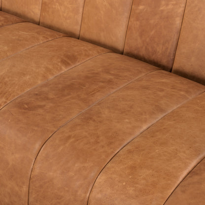 Poly & Bark Canale Sofa - Full Grain Genuine Italian Leather