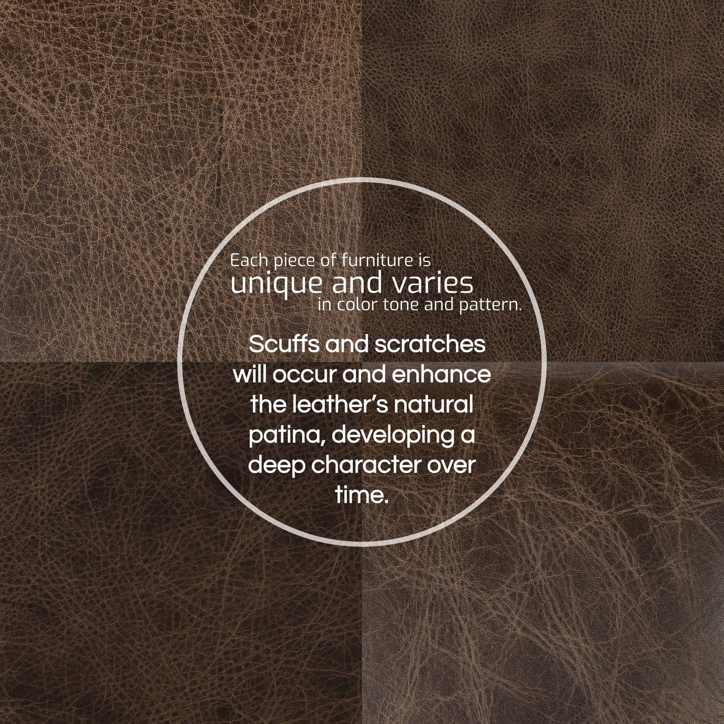 Poly & Bark Canale Sofa - Full Grain Genuine Italian Leather