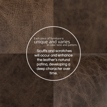 Poly & Bark Canale Sofa - Full Grain Genuine Italian Leather