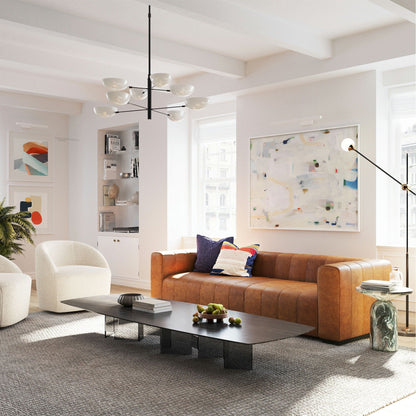Poly & Bark Canale Sofa - Full Grain Genuine Italian Leather