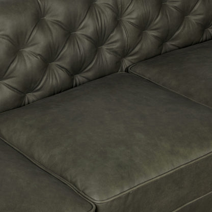 Poly & Bark Essex 89 Sofa - Full Grain Genuine Italian Leather