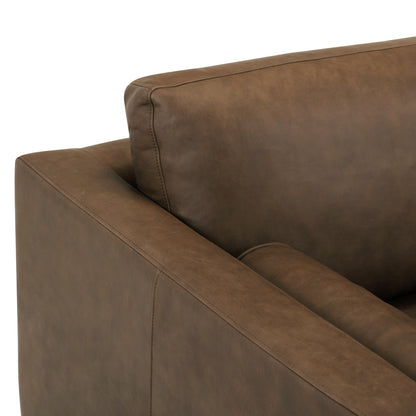 Poly & Bark Napa 72 Apartment Sofa - Full Grain Genuine Italian Leather