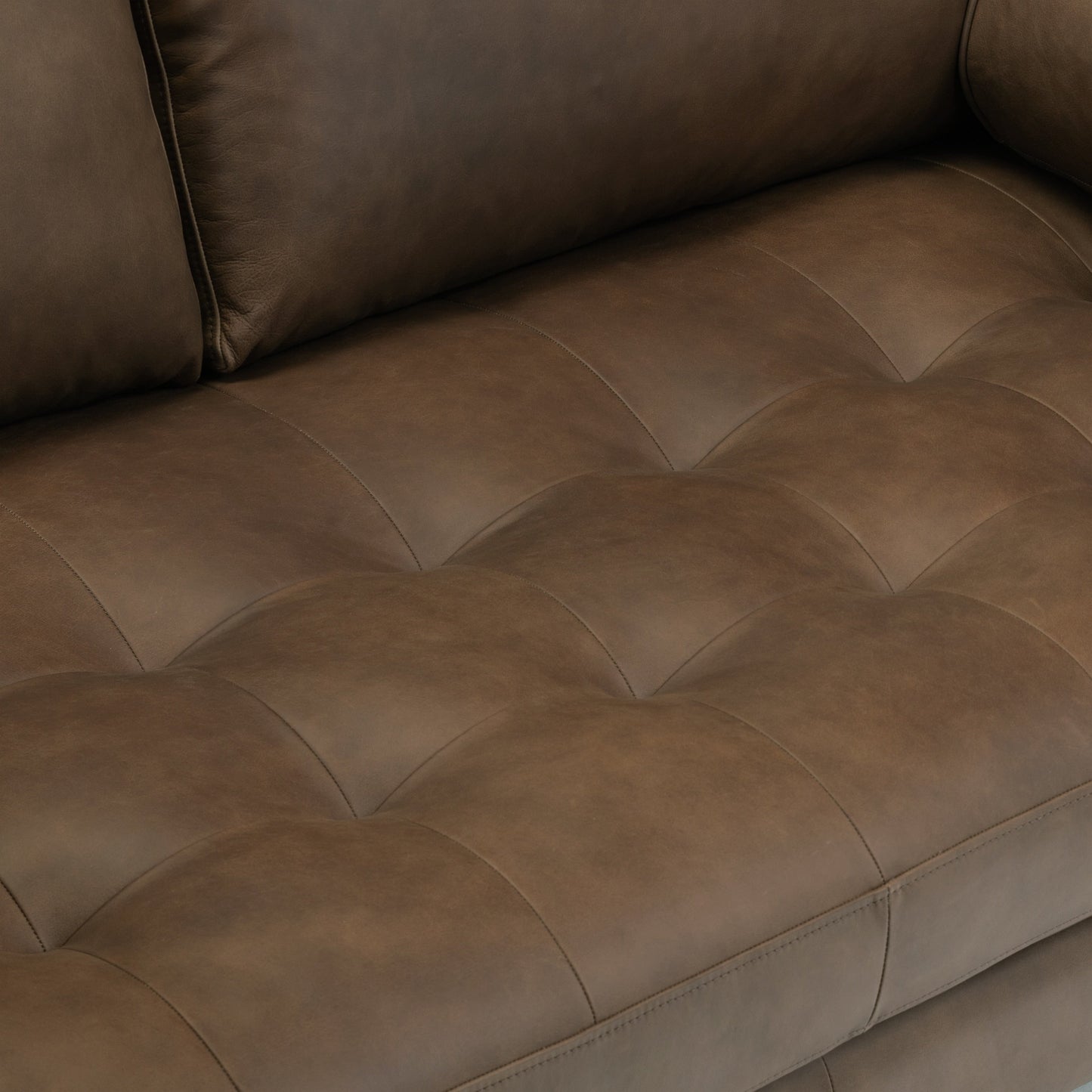 Poly & Bark Napa 72 Apartment Sofa - Full Grain Genuine Italian Leather