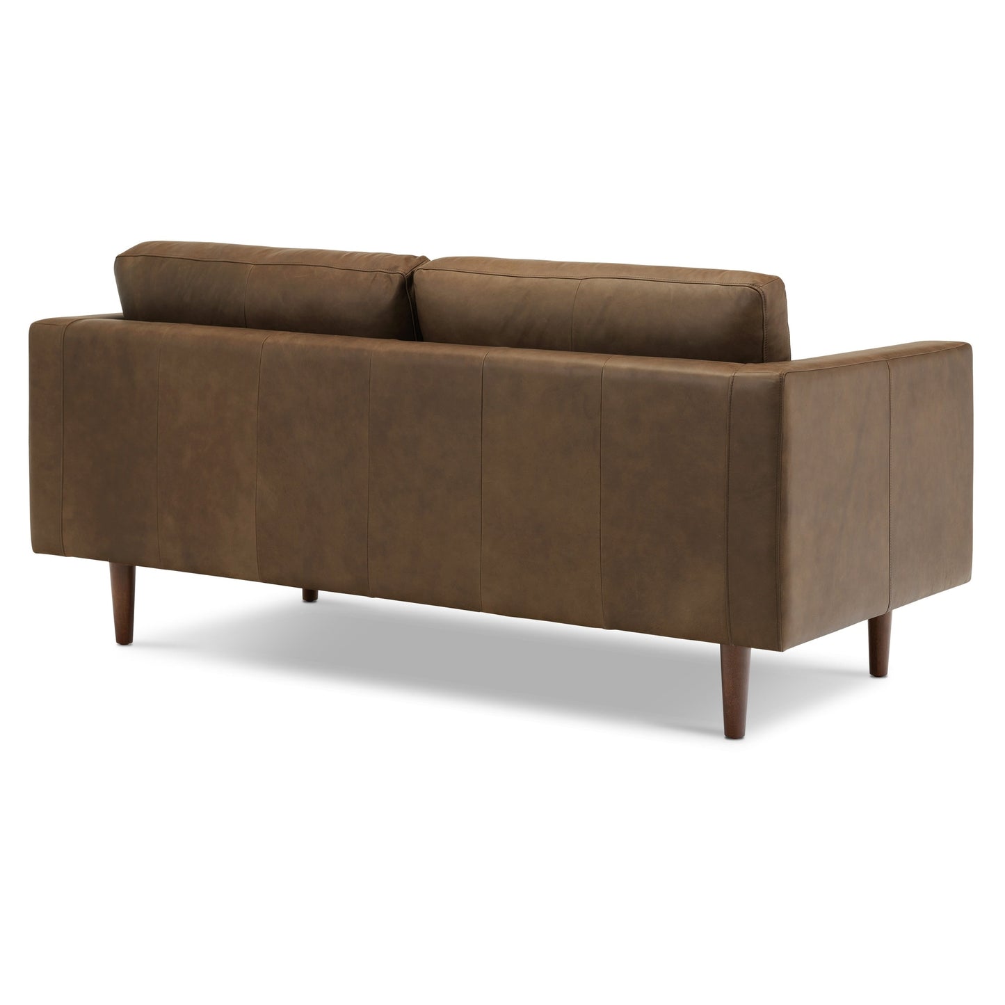 Poly & Bark Napa 72 Apartment Sofa - Full Grain Genuine Italian Leather