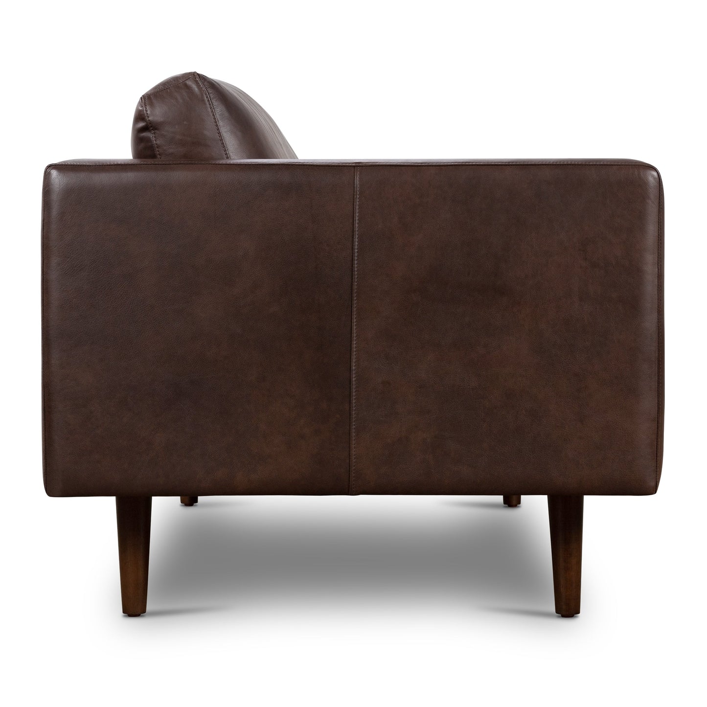 Poly & Bark Napa 72 Apartment Sofa - Full Grain Genuine Italian Leather