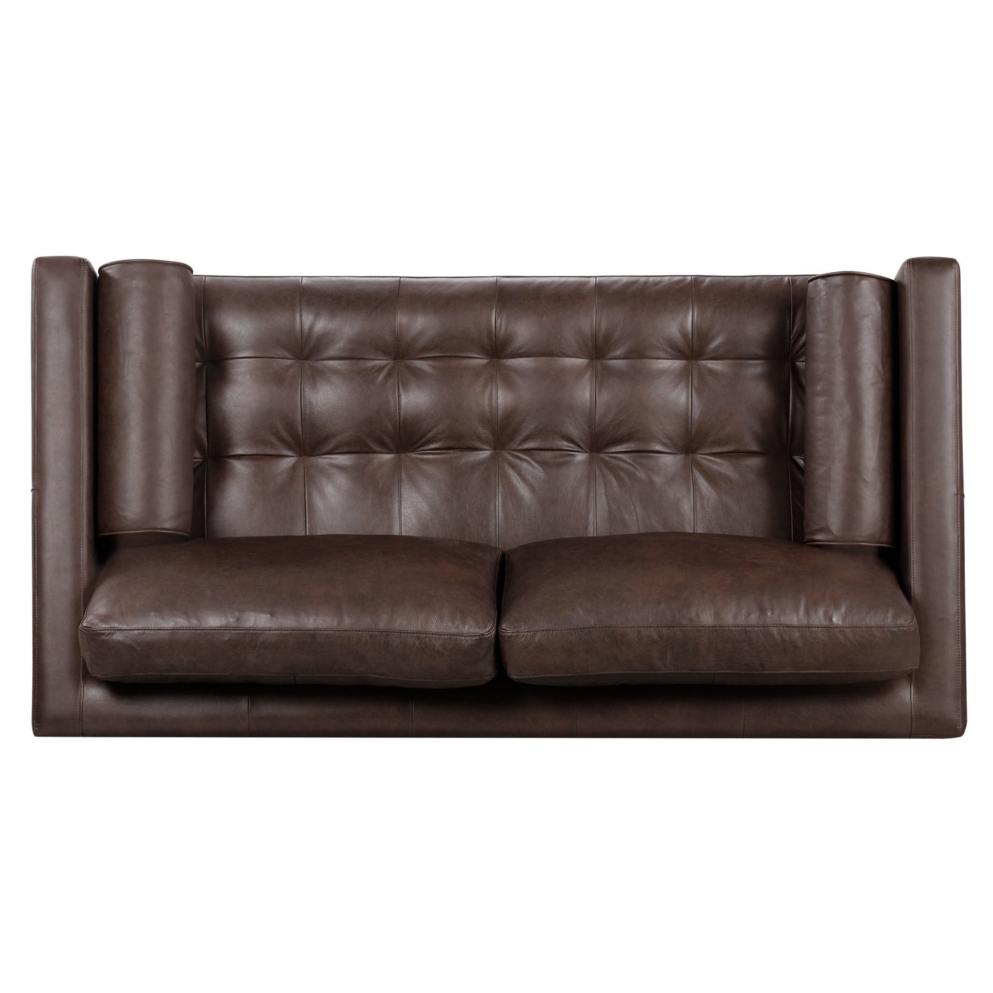 Poly & Bark Napa 72 Apartment Sofa - Full Grain Genuine Italian Leather