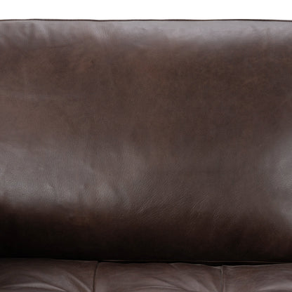 Poly & Bark Napa 72 Apartment Sofa - Full Grain Genuine Italian Leather