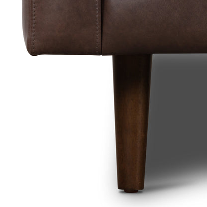 Poly & Bark Napa 72 Apartment Sofa - Full Grain Genuine Italian Leather